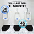 10 Pack Urinal Mats for Men + 10 Blue Urinal Screen Deodorizer, Non-Slip Urinal Floor Mats for Commercial Use, Highly Absorbent, Scented and Disposable Urinal Mats